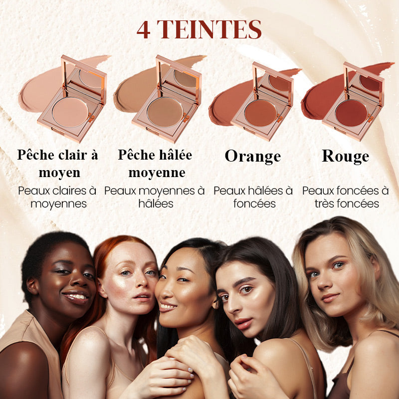 🏆🌸Acheter 1 obtenez 1 gratuit🌸✨Anti-cernes CC à base d'argile teintée