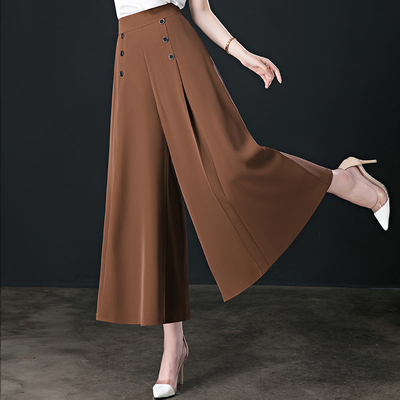 (51 % de rabais) Pantalon plissé à jambe large