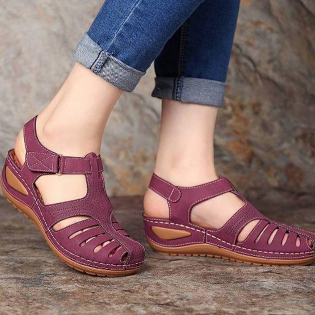 đ„VENTE - 50 % DE RĂDUCTIONđ - Sandales orthopĂ©diques lĂ©gĂšres en cuir de la plus haute qualitĂ©