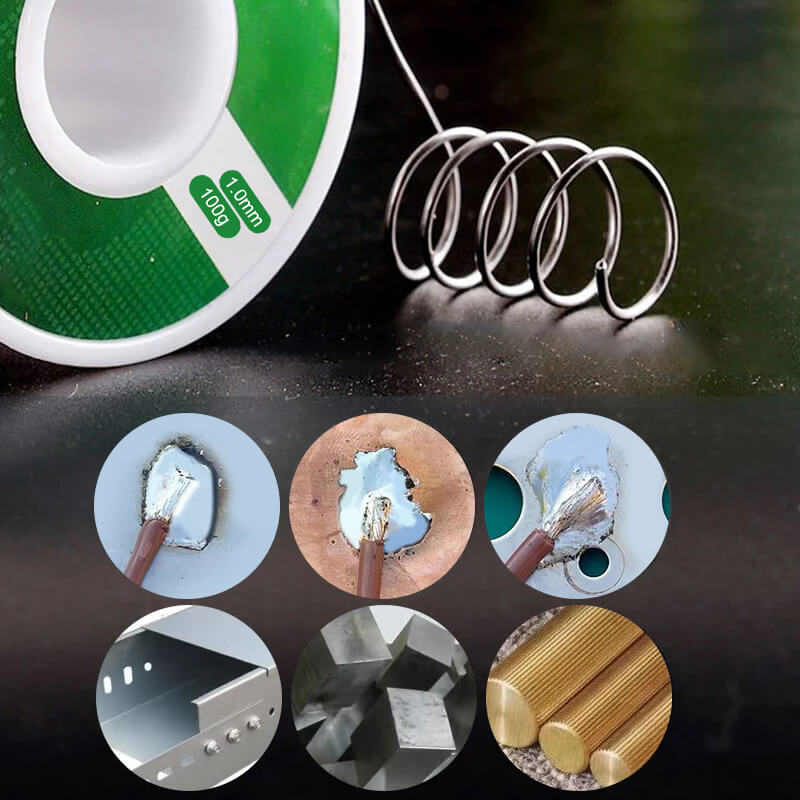 🔧✨Acheter 3 obtenir 2 gratuit (5pcs)🎉Fil à souder pour briquet en aluminium et acier inoxydable