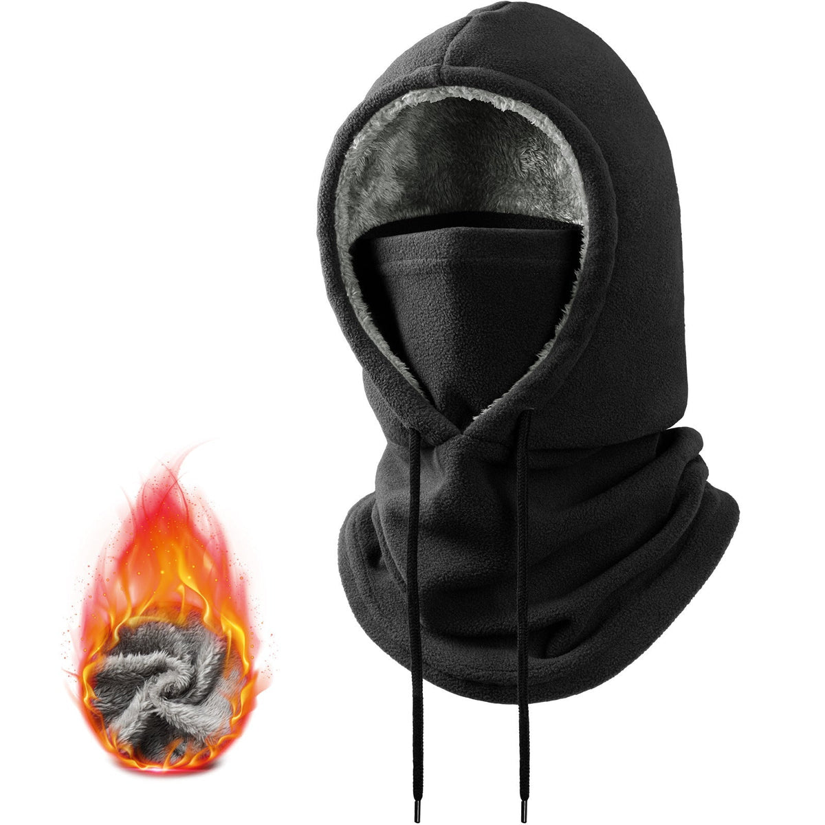 đ§Ł 50 % RABATT NU! âïž Varm vinterbalaclava för utomhusbruk â tjock polarfleece & dimfri syn för skidĂ„kning och cykling â·ïž