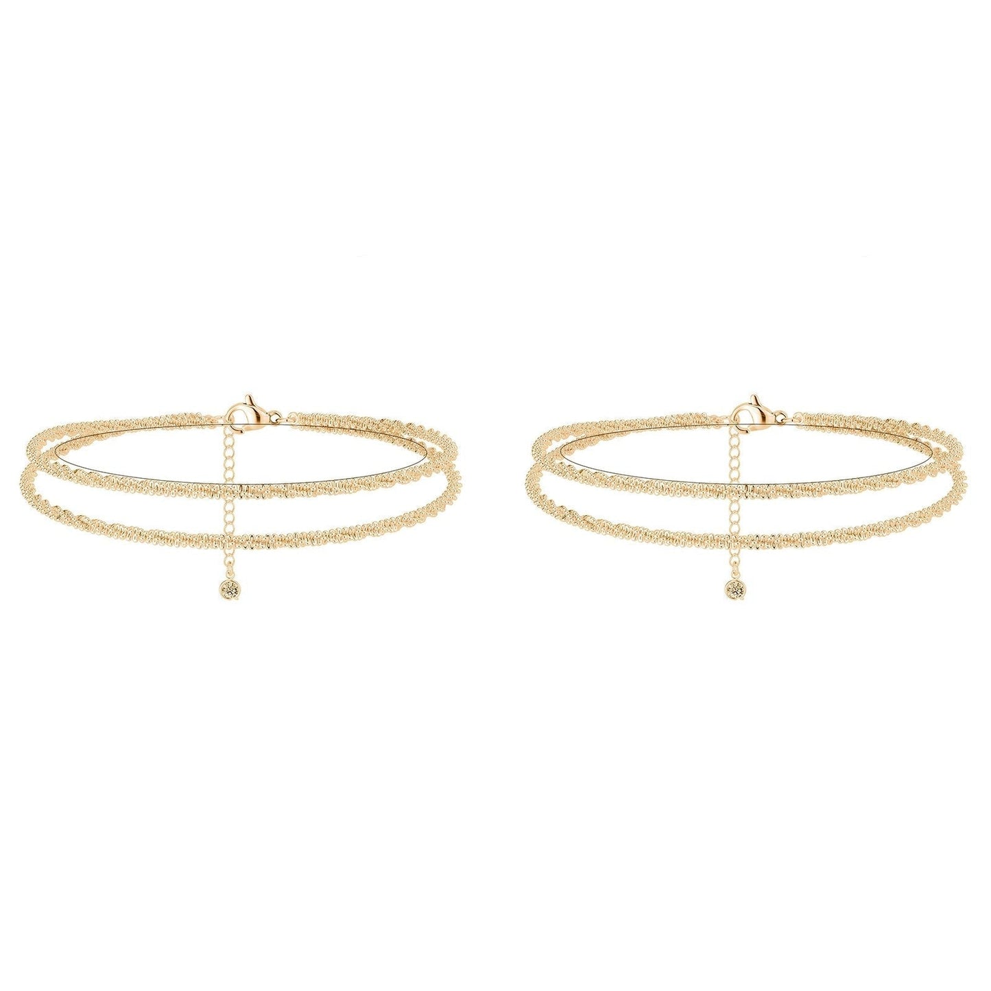 55%OFF🥰Cheville étanche délicate et superposée pour