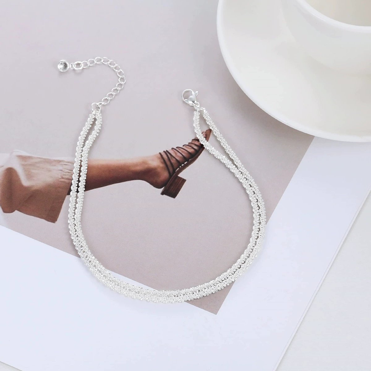 55%OFF🥰Cheville étanche délicate et superposée pour