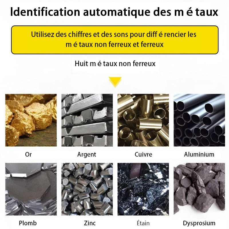 🤩RICHE!!!✨Livraison gratuite✨Détecteur de métaux à haute sensibilité