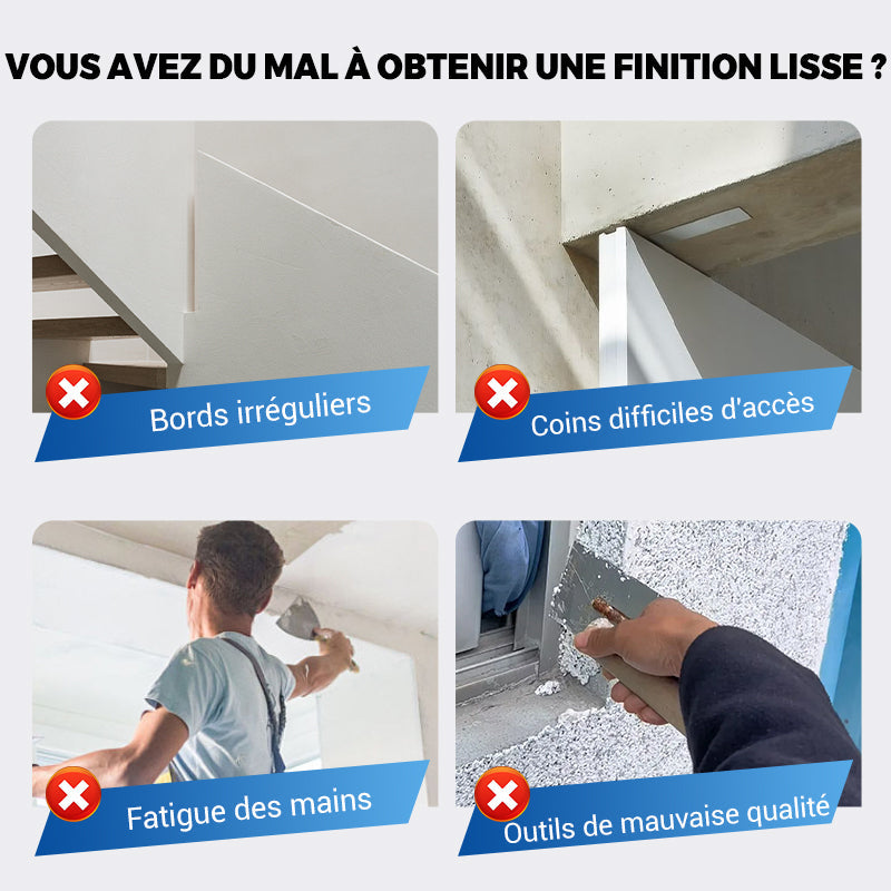 Outil de Ponçage Multifonctionnel Semi-Circulaire avec Papier Abrasif 🛠️✨ | Idéal pour Coins et Surfaces Courbes