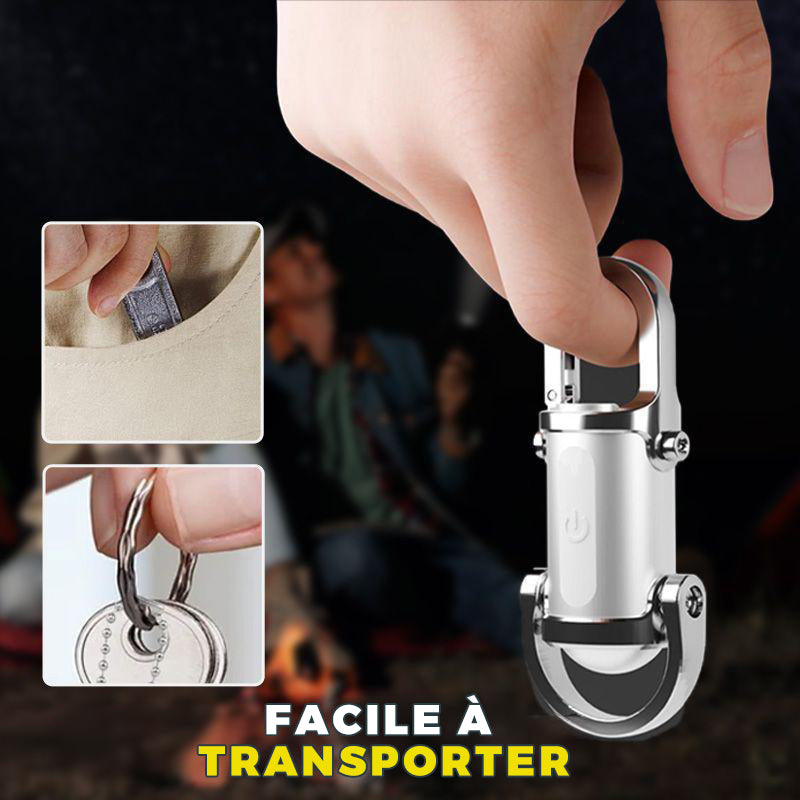 🔥 Vente chaude 55% de réduction 🔥 1200lm super lumineux Mini porte - clés lampe de poche étanche