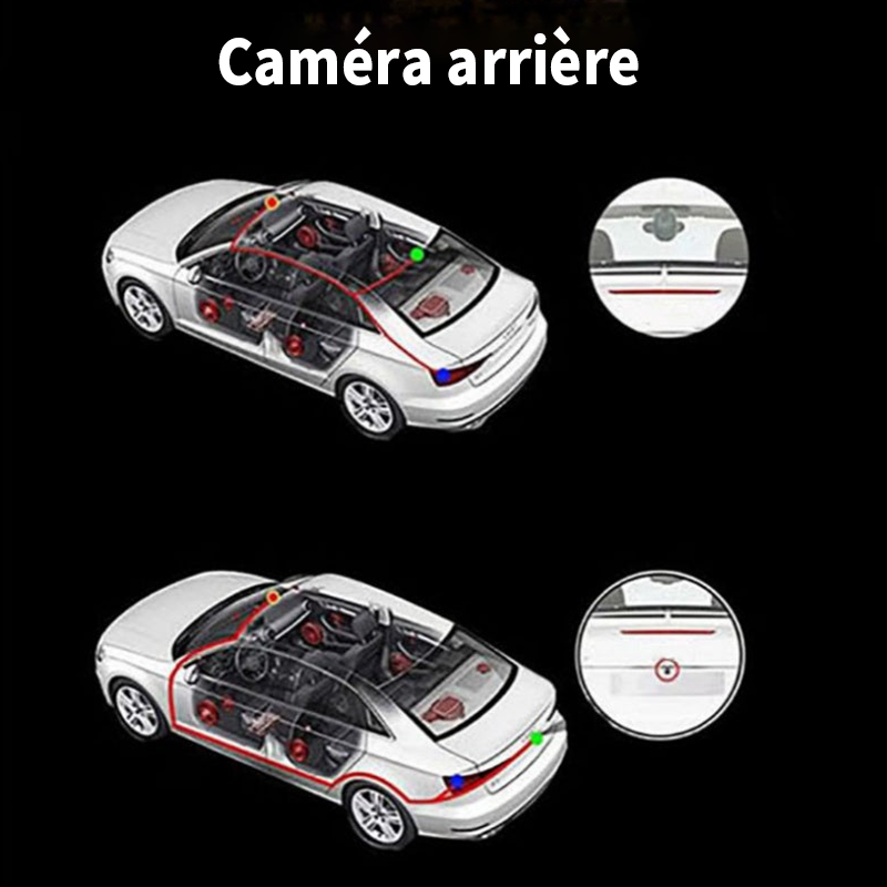 ⏳Offre spéciale limitée dans le temps⌛Caméra embarquée 1080p 4 canaux avec vision nocturne