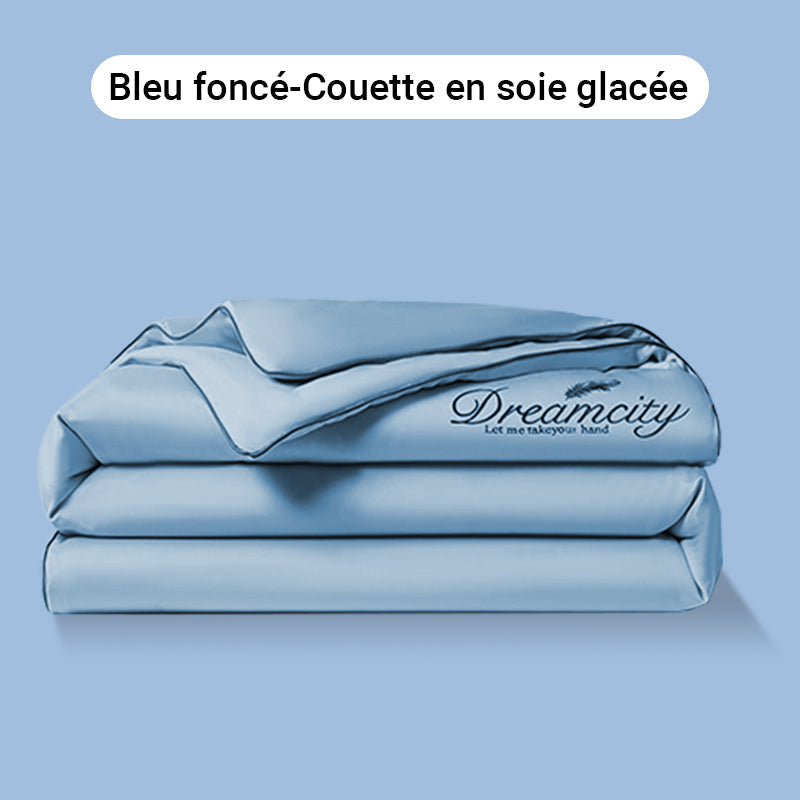 ⏳Offre spéciale à durée limitée⌛Parure de lit quatre pièces en velours de haute qualité💕Confortable et rafraîchissant
