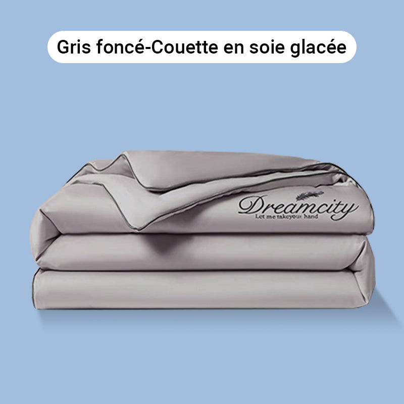 ⏳Offre spéciale à durée limitée⌛Parure de lit quatre pièces en velours de haute qualité💕Confortable et rafraîchissant