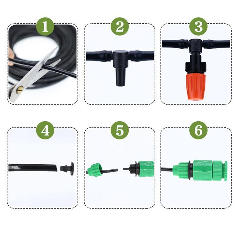 Système d'irrigation automatique de refroidissement par brume DIY