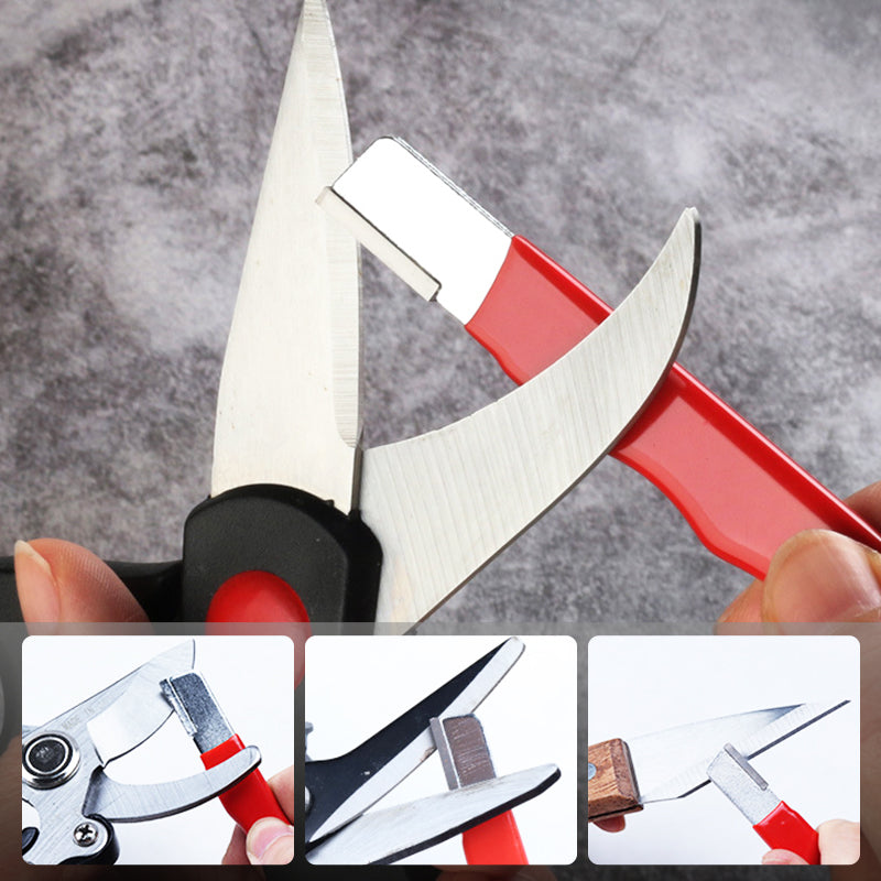 Aiguiseur de Couteaux et de Ciseaux Portable pour Extérieur
