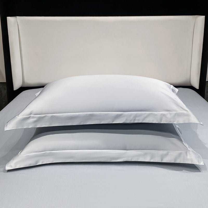Drap-housse de lit soyeux rafraîchissant par glace d'été, housse d'oreiller