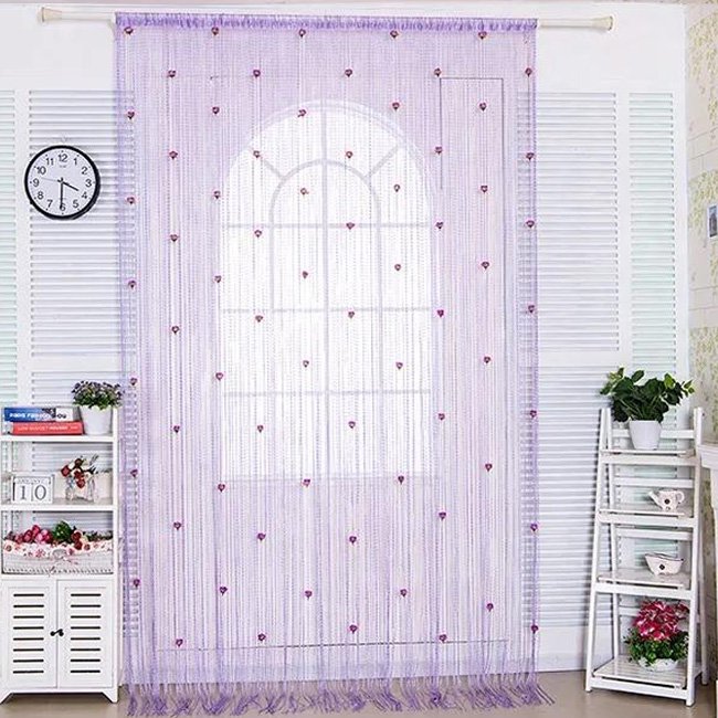 ✨VENTE DE CHARME 59% de réduction✨Rideau de porte élégant et stylé avec des roses