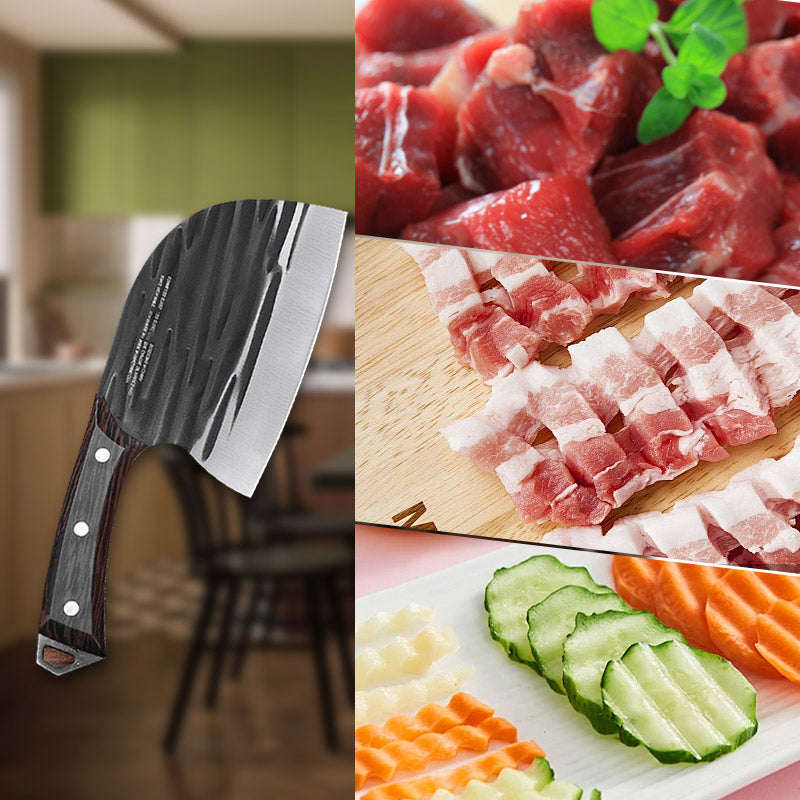 Couteau de cuisine en acier inoxydable avec manche ergonomique🎁