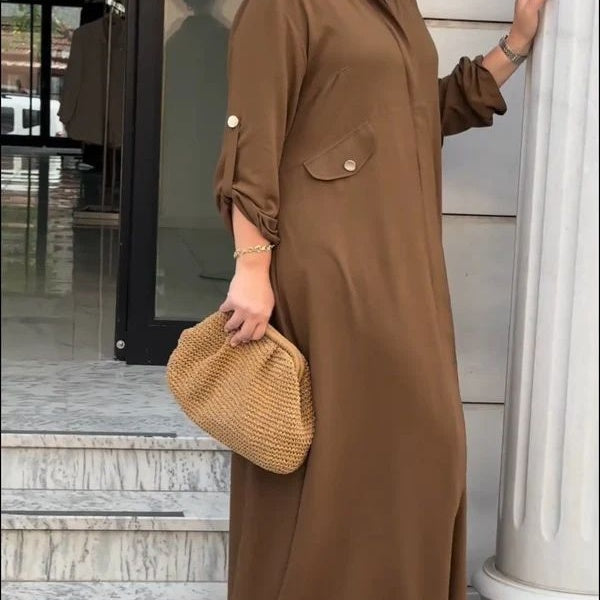 Chemise boutonnée et pantalon large pantalon 2 pièces