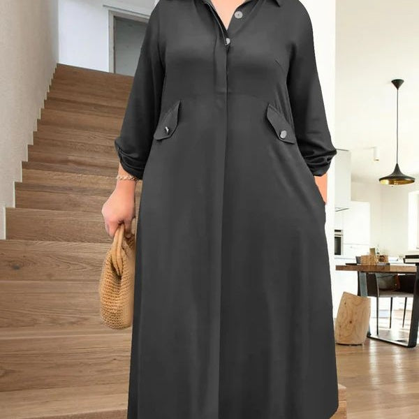 Chemise boutonnée et pantalon large pantalon 2 pièces