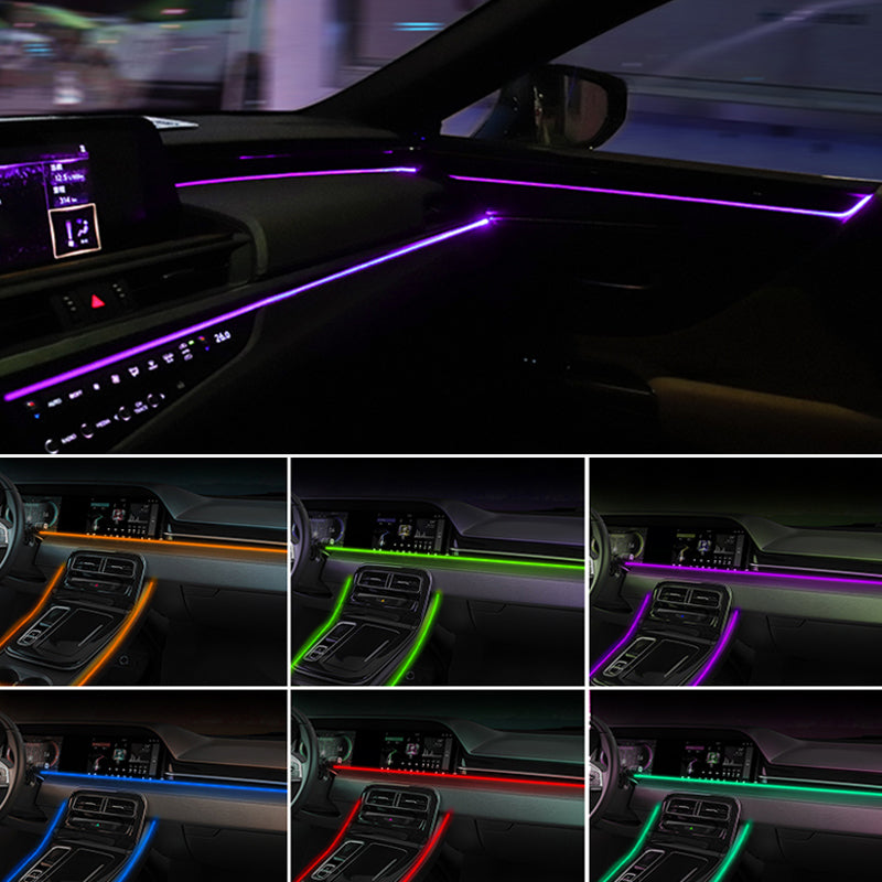 Bande Néon d'ambiance pour panneau intérieur de voiture