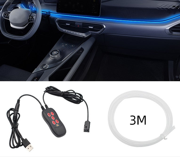 Bande Néon d'ambiance pour panneau intérieur de voiture