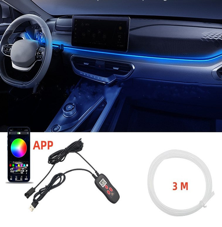 Bande Néon d'ambiance pour panneau intérieur de voiture