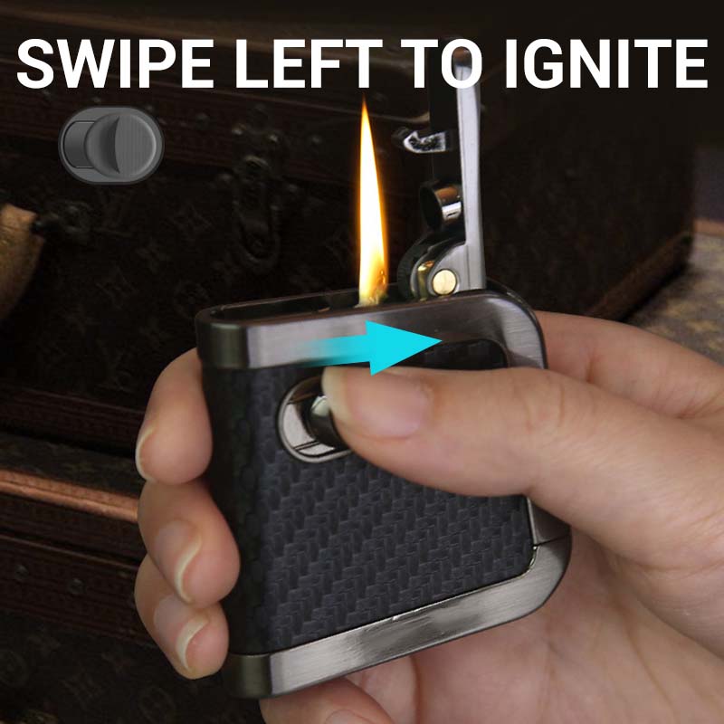 Briquet à Kérosène Vintage et Sécurisé pour Hommes