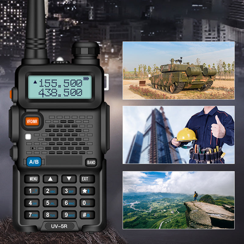 🔥Vente chaude 50 % de réduction🔥📡 UV-5R Radio amateur à longue portée UV5R Radio bi-bande Walkie