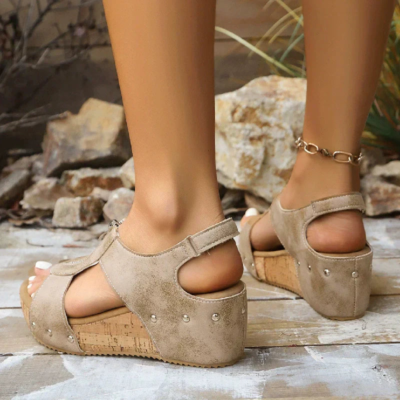 25 nouvelles sandales compensées correctrices à bout ouvert pour femmes