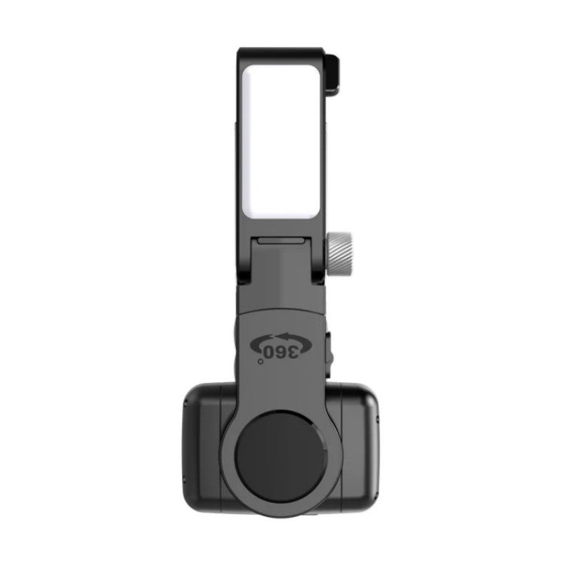 Stabilisateur à cardan pliable à 3 axes et rotatif à 360° pour l'enregistrement sur smartphone