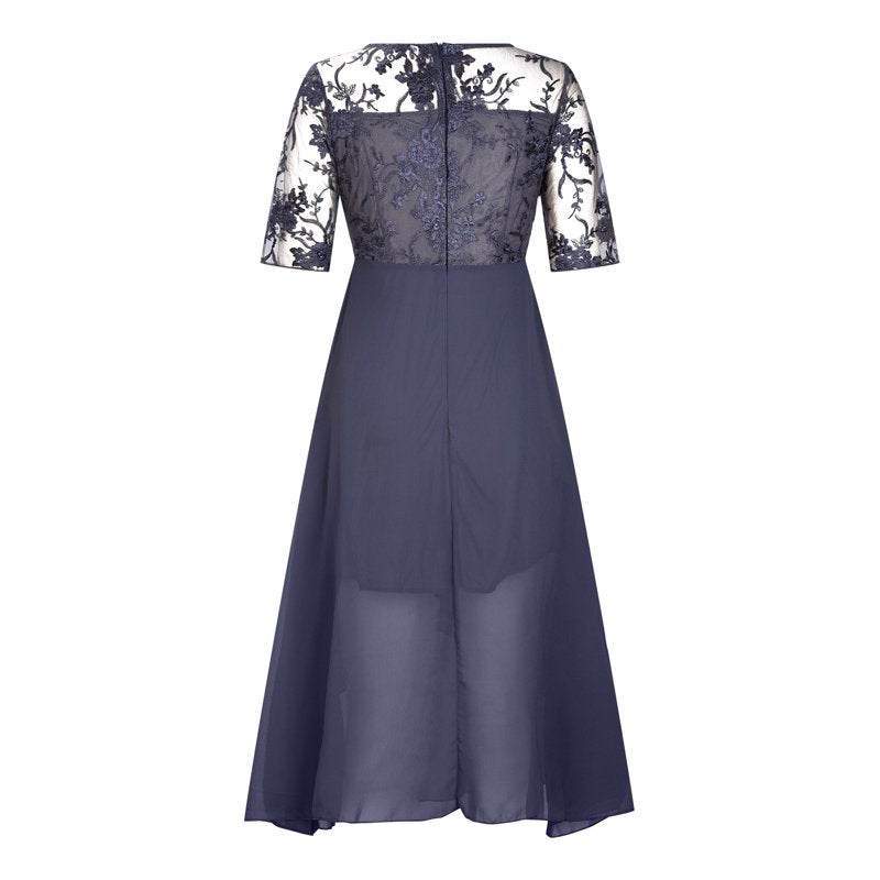 💖NOUVEL ARRIVAGE OFFRE LIMITÉE DANS LE TEMPS💖Élégante robe de cocktail fluide brodée