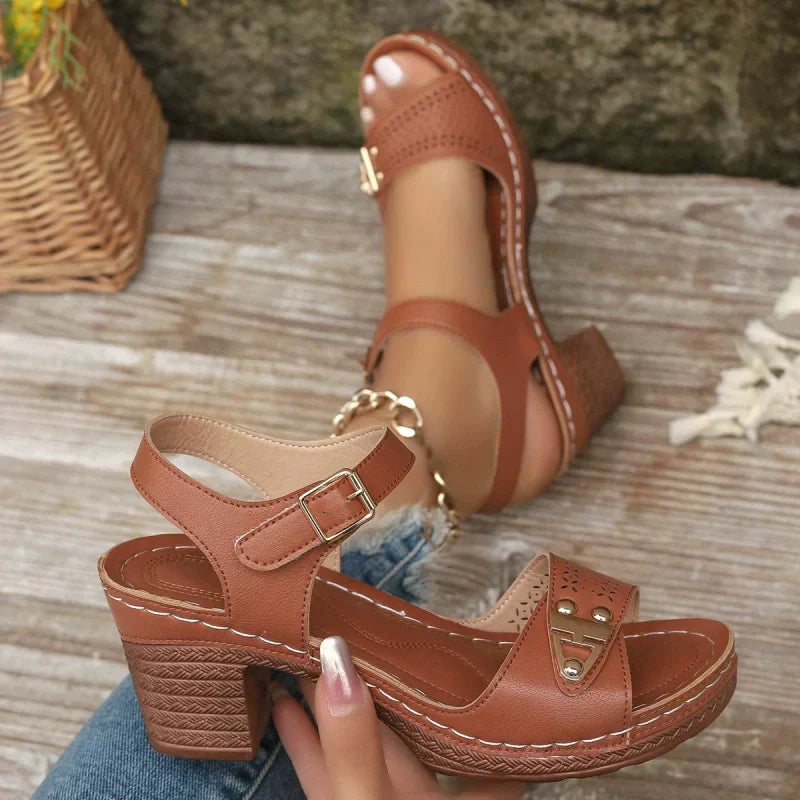🔥offre limitée dans le temps👠Sandales à talons hauts pour femmes