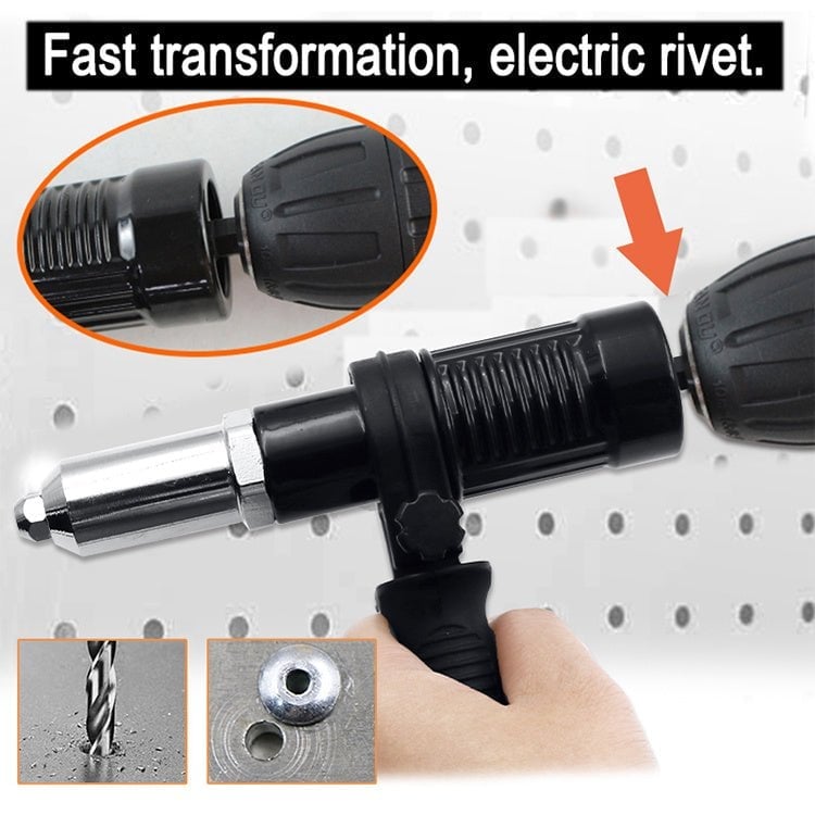 💥 Vente chaude 49% de réduction 💥 Kit d'adaptateur professionnel pour pistolet à rivets avec 4 boulons de buse assortis différemment