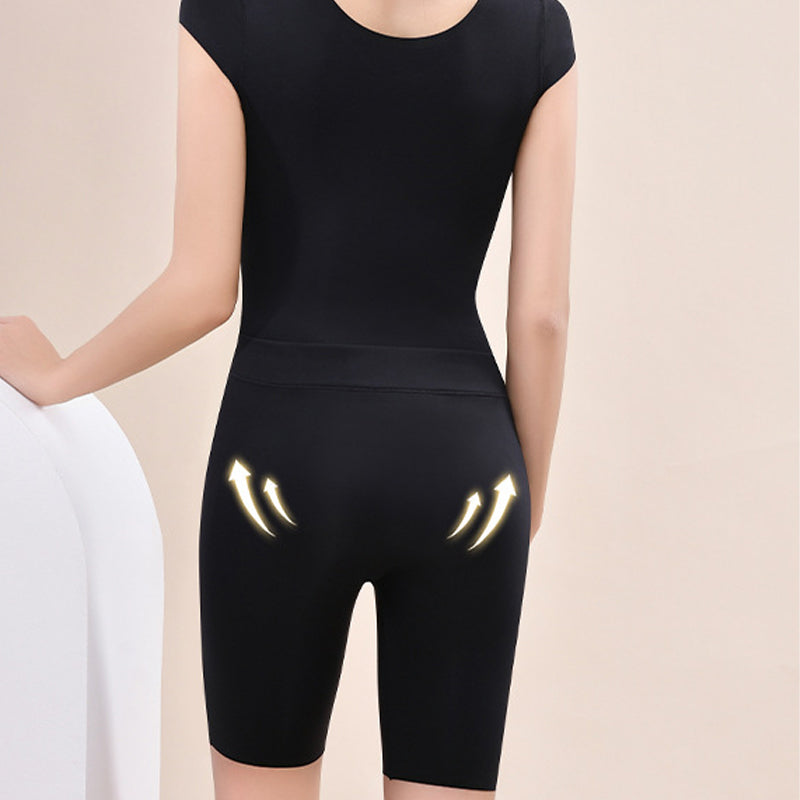 💖Corset moulant sans soutien-gorge à manches courtes pour femmes