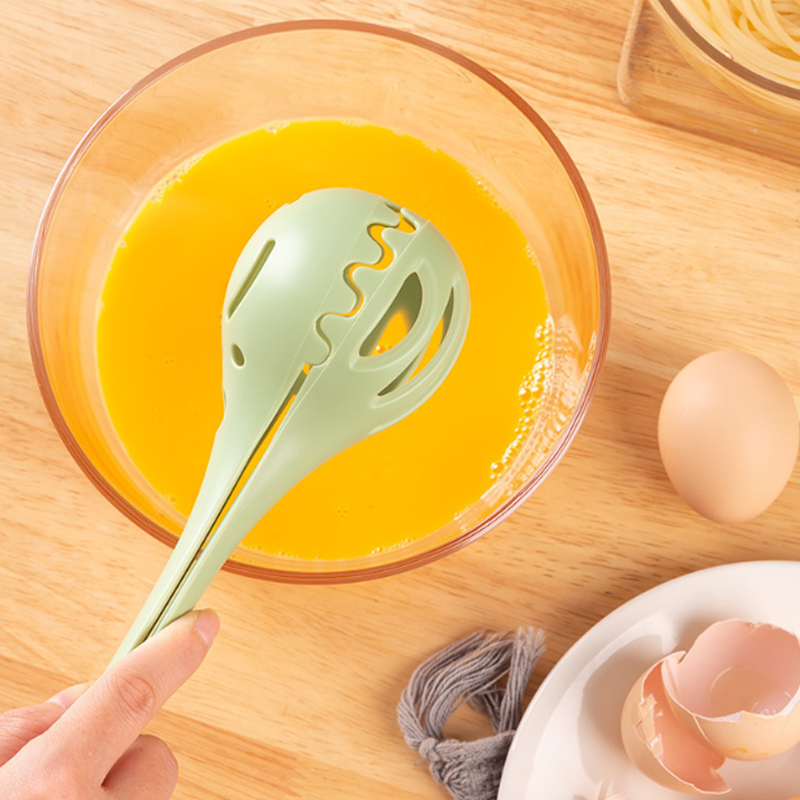 Batteur à oeufs et pince à aliments multifonctionnel pour la cuisine
