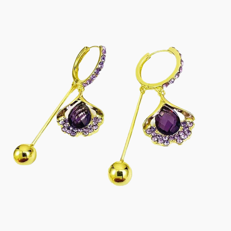 Délicates boucles d'oreilles en feuille de ginkgo pour femmes