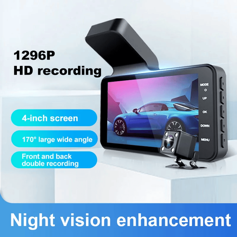 🚗Enregistreur de voiture nocturne 1080P HD 170° grand angle
