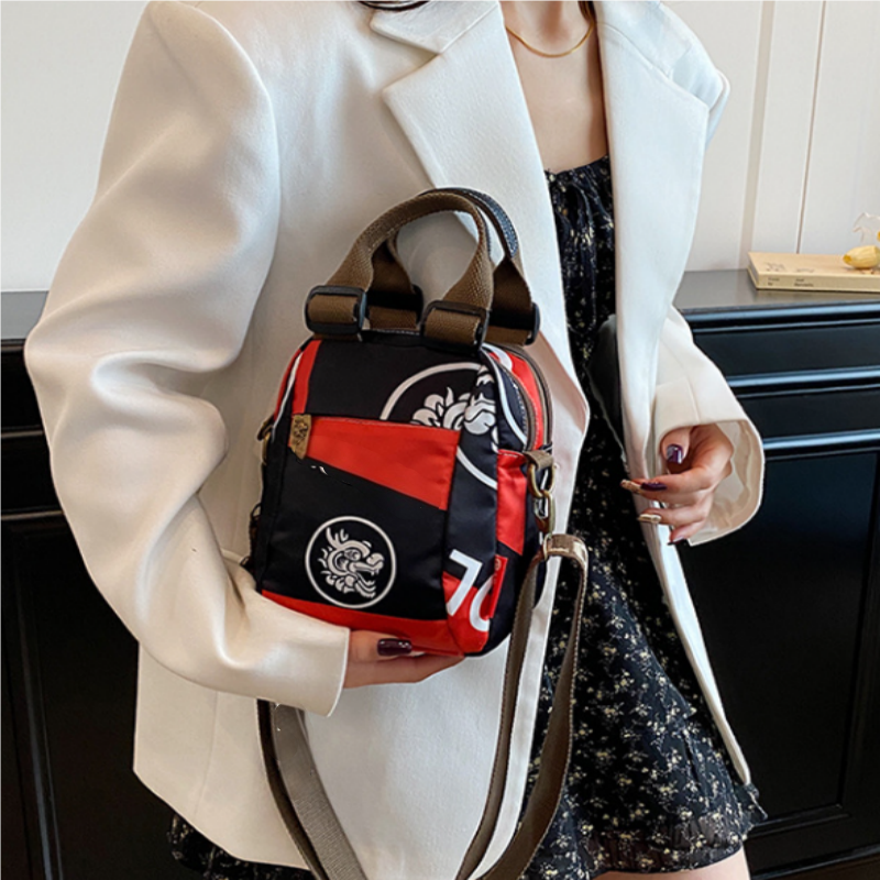🔥Sac à bandoulière multicouche imprimé mode pour femme
