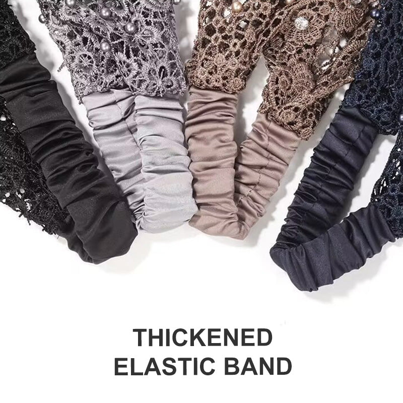 📢50% de réduction pour une durée limitée📢✨Bandeau Creux Large à Perles en Fleurs de Prunier