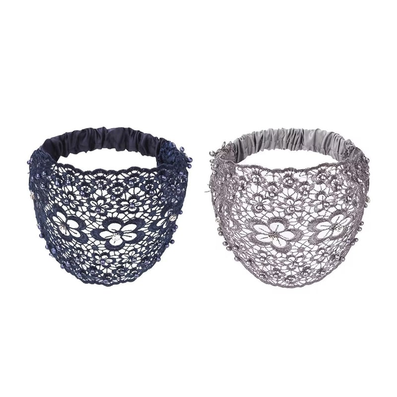 📢50% de réduction pour une durée limitée📢✨Bandeau Creux Large à Perles en Fleurs de Prunier