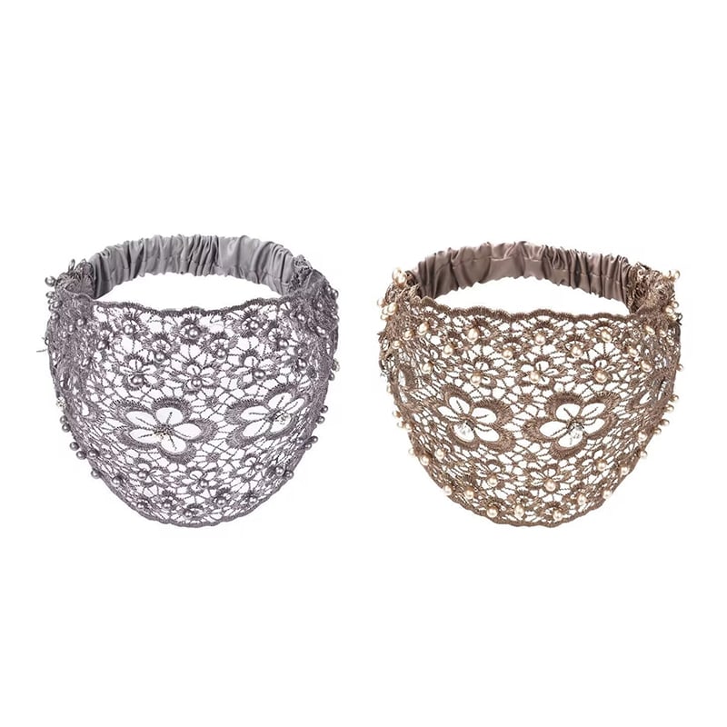 📢50% de réduction pour une durée limitée📢✨Bandeau Creux Large à Perles en Fleurs de Prunier