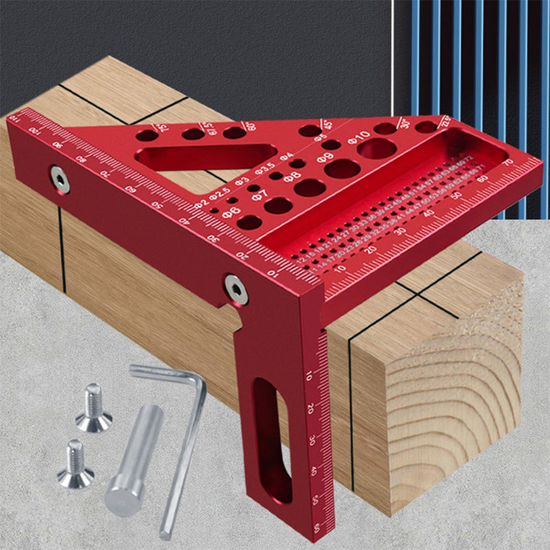 🏆🔧Triangle en aluminium carré pour le travail du bois
