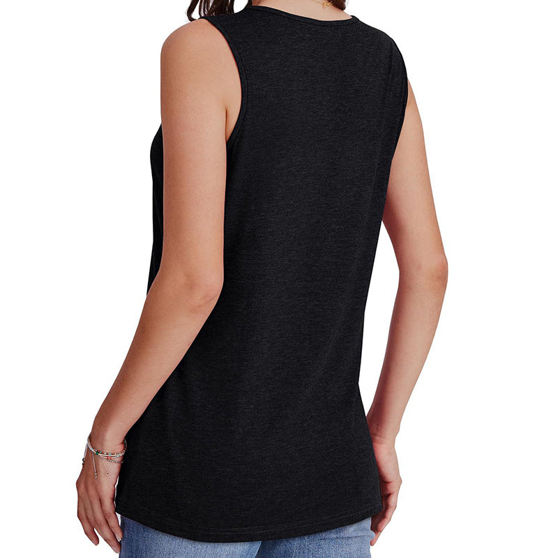 🌹Vente limitée 51% de réduction👚Débardeur décontracté à col en V pour femmes