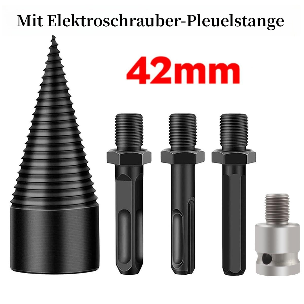 đ§50 % RABATT! đ„TrĂ€klövningsborr â Praktiskt verktyg för trĂ€klövning som passar till borrmaskin och slagborrmaskin, perfekt för ved och trĂ€dgĂ„rdsarbete