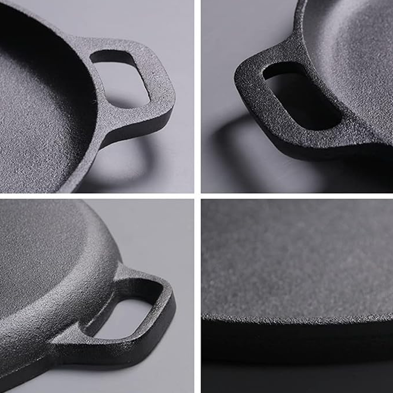 ⏳ 50 % RABATT under en begränsad tid! 🍳 Non-Stick-stekpanna i gjutjärn — rent gjutjärn, jämn värmefördelning 🔥