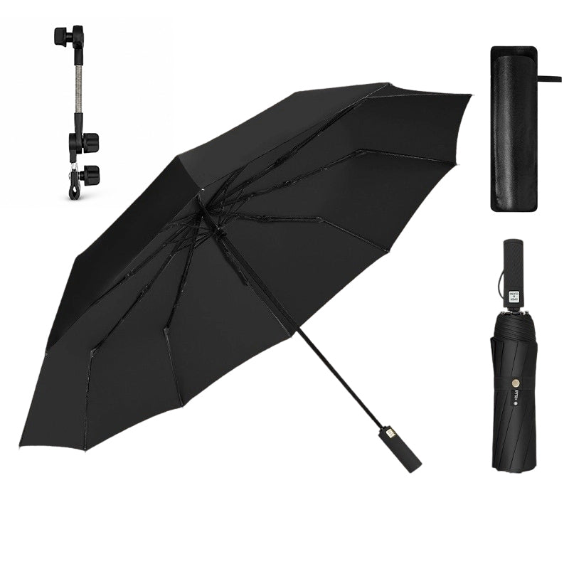 đąđą50% RABATT NU!! â°Stort Automatiskt Sol- & Regnskydd Paraply 125cm