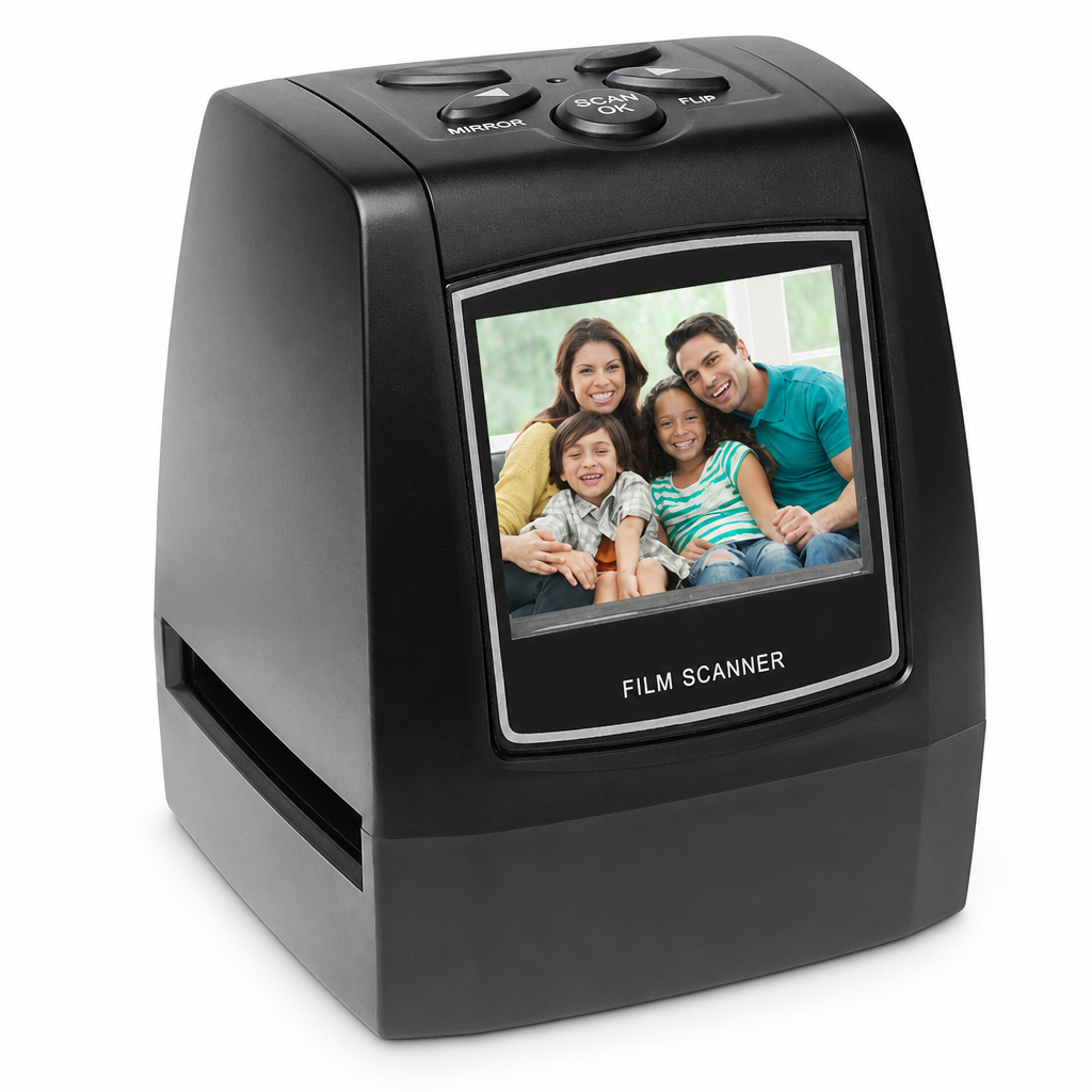 đąđą 50 % RABATTđž BĂ€rbar 35 mm-film- och dias-skanner â 2,36-tums LCD-skĂ€rm för enkel digitalisering av foton