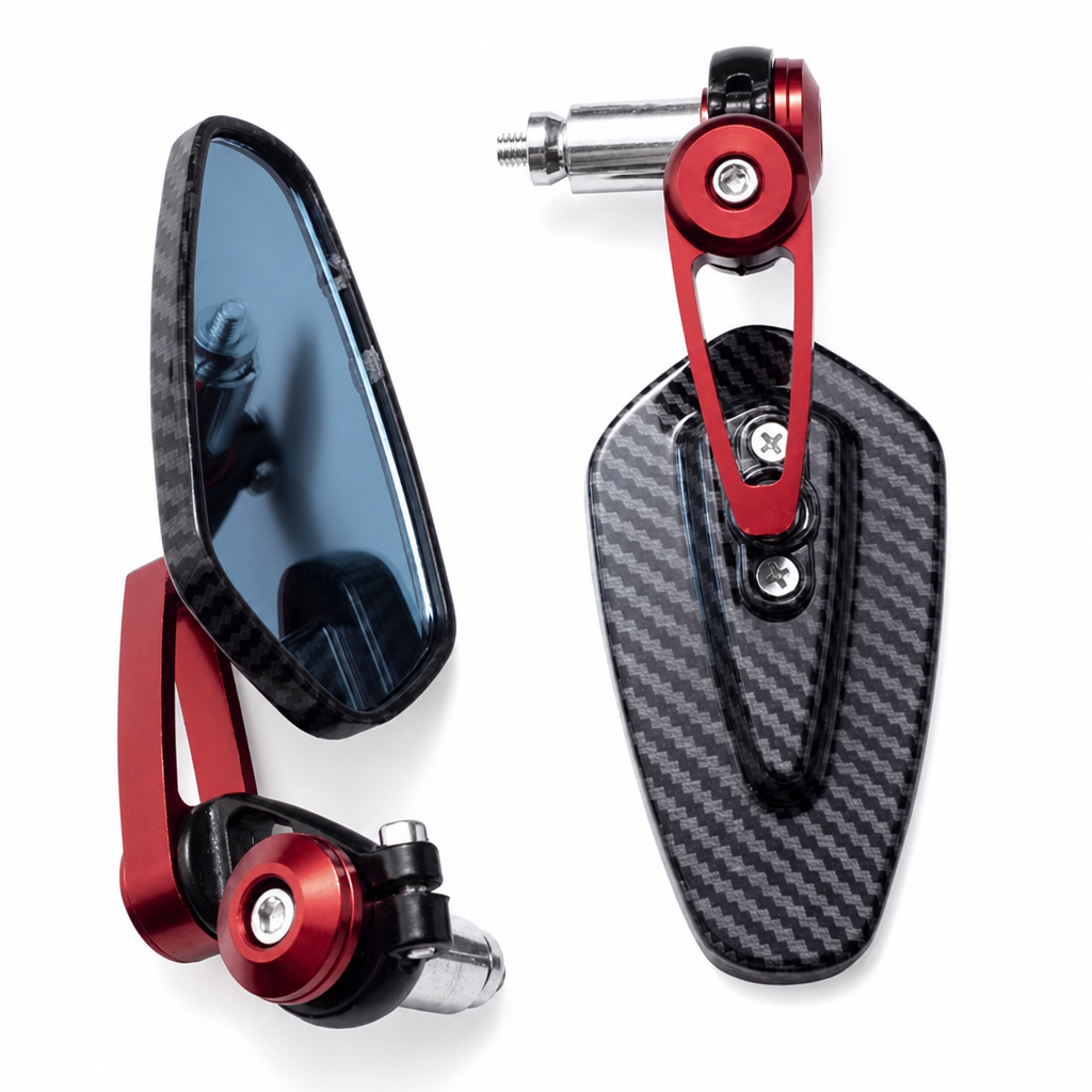 Motorcycle Handlebar End Rear View Mirror Side Mirror Compatible with 150NK 250NK NK400 650NK ST Baboon