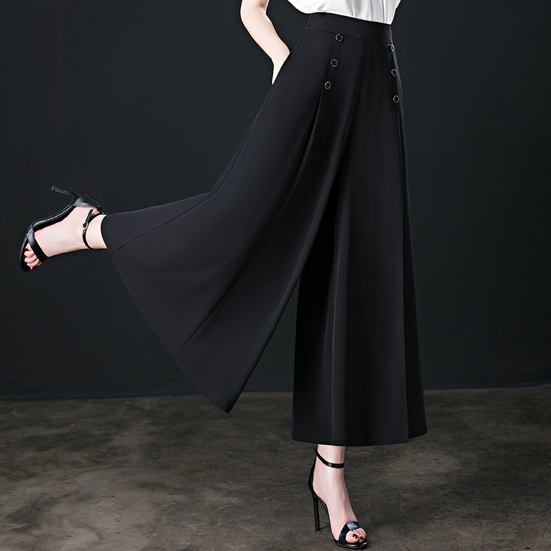 (51 % de rabais) Pantalon plissé à jambe large