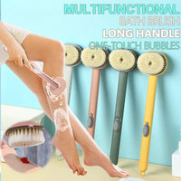 Brosse de bain massante détachable à long manche