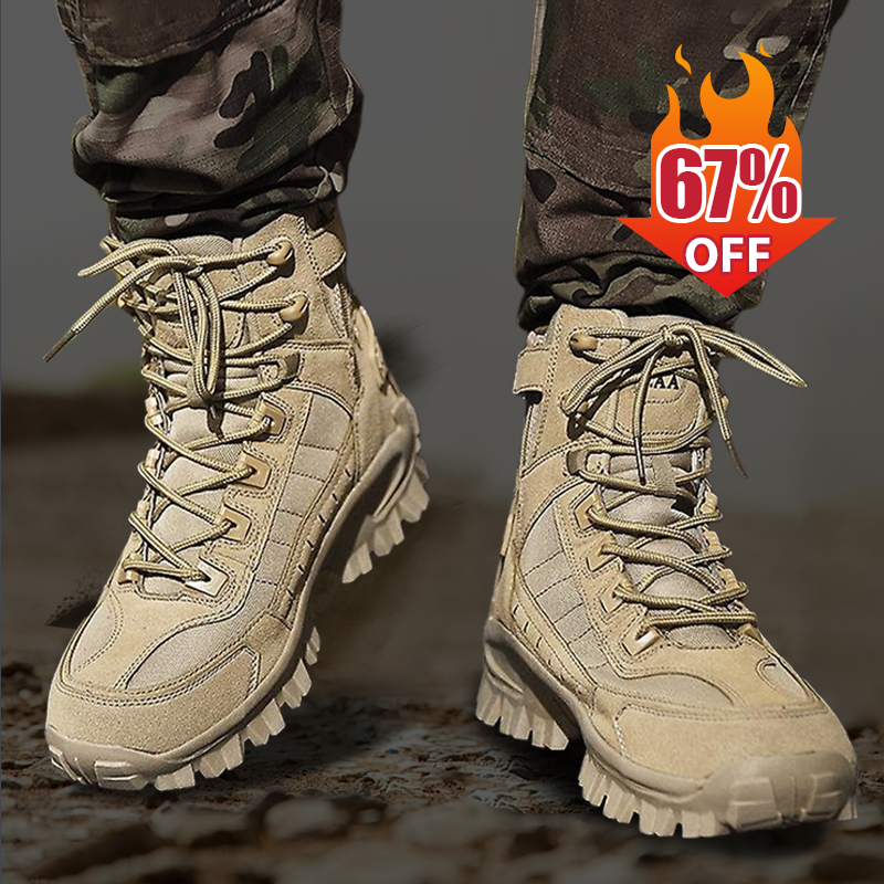 🔥Bottes de sport tactiques montantes imperméables et antidérapantes (amélioration de la durabilité)