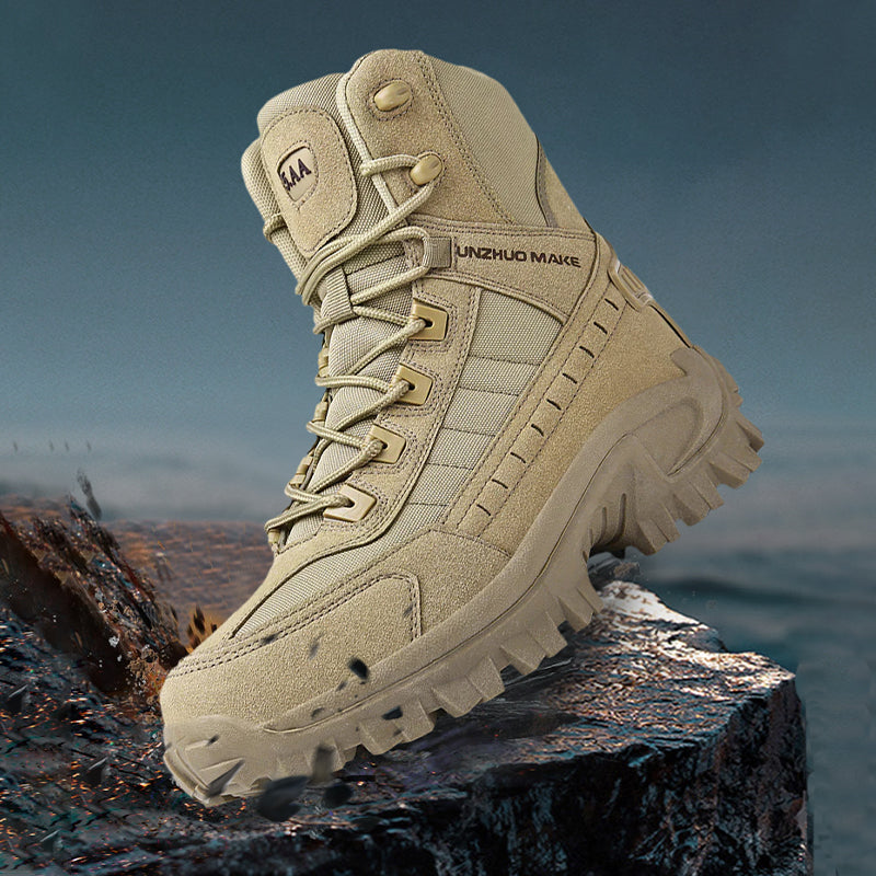 🔥Bottes de sport tactiques montantes imperméables et antidérapantes (amélioration de la durabilité)