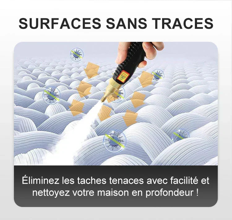 💥2500W Nettoyeur à Vapeur à Haute Température Pressurisée Portatif